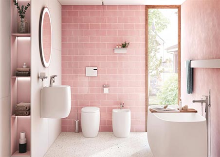 azulejos rosa